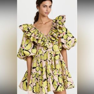 AJE Pelicano printed dress - size 6